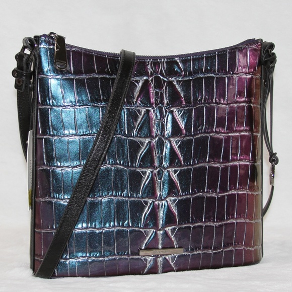 NWT Brahmin Katie Heroic Purple Kingstone Purse - Picture 2 of 8